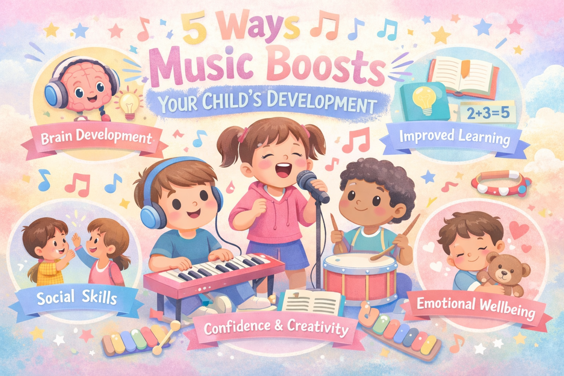 5 Ways Music Boosts Your Child's Development