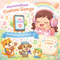 Fully Custom Song for Your Child (One-of-a-Kind Keepsake)Written Just for Your Child • Personalized Lyrics • Made with Heart