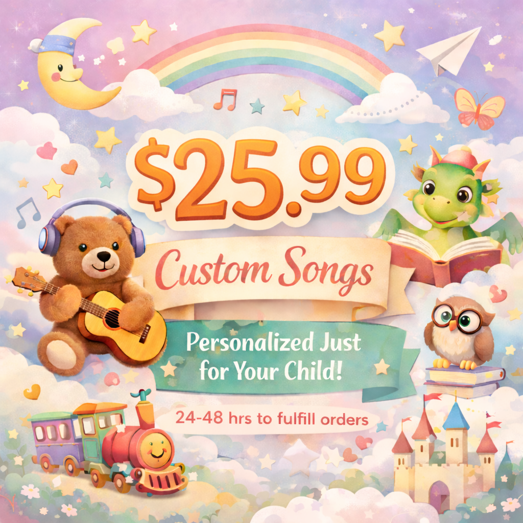 Fully Custom Song for Your Child (One-of-a-Kind Keepsake)Written Just for Your Child • Personalized Lyrics • Made with Heart