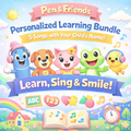 PEN & FRIENDS Fun Personalized Name Songs BUNDLE (5 Songs)